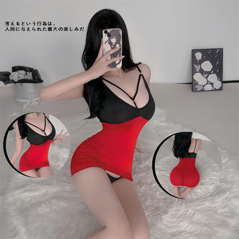 Mu Ran Sex Jumpsuit No-take-off Bed Perspective Dress Sexy Lingerie Sex Pajamas Milk Leakage Exposure Dress Open File Mu Ran Sex Jumpsuit No-take-off Bed Perspective Dress Sexy Lingerie Sex Pajamas Milk Leakage Exposure Dress Open File