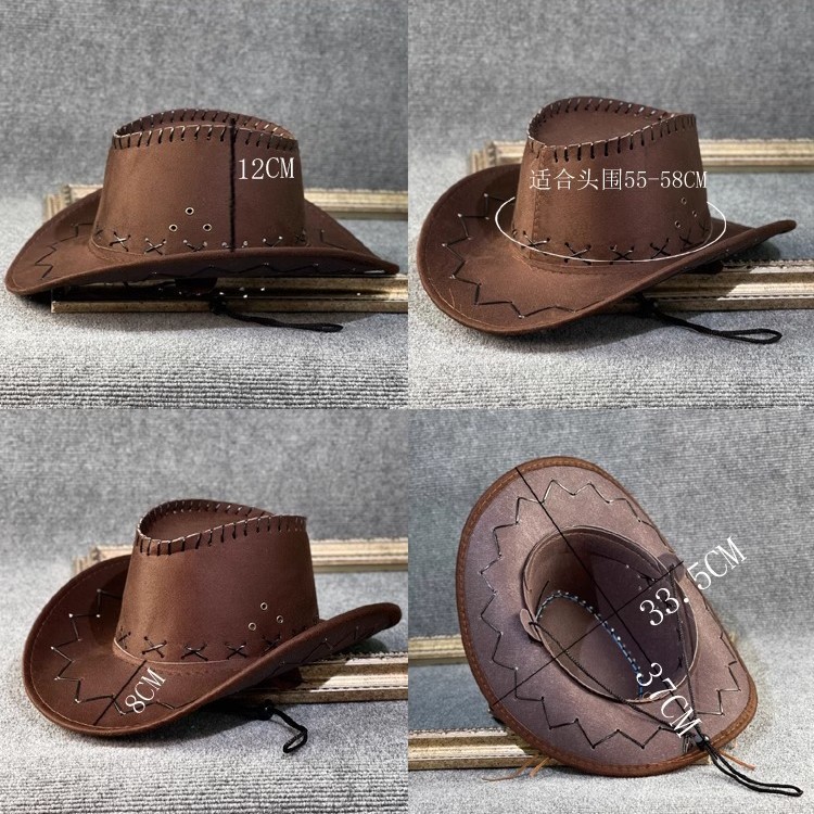 Cappello da cowboy donna a tesa larga per protezione sole_voghion.com