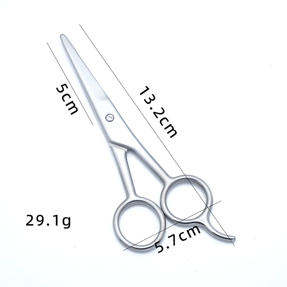 Spot al por mayor recortador de barba de acero inoxidable tijeras de barba para hombres tijeras de cejas de maquillaje tijeras de peluquería tijeras de belleza tijeras pequeñas