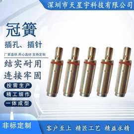 供应新能源充电枪冠簧扭簧外径公针6.012.0端子60A80A/测试针