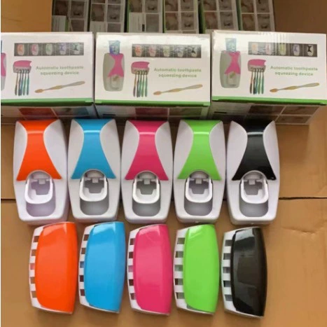 Автоматическая цветная зубная паста экструдер/стойка для туалетной пасты для ванной комнаты/пылезащитная стойка для чистки стены