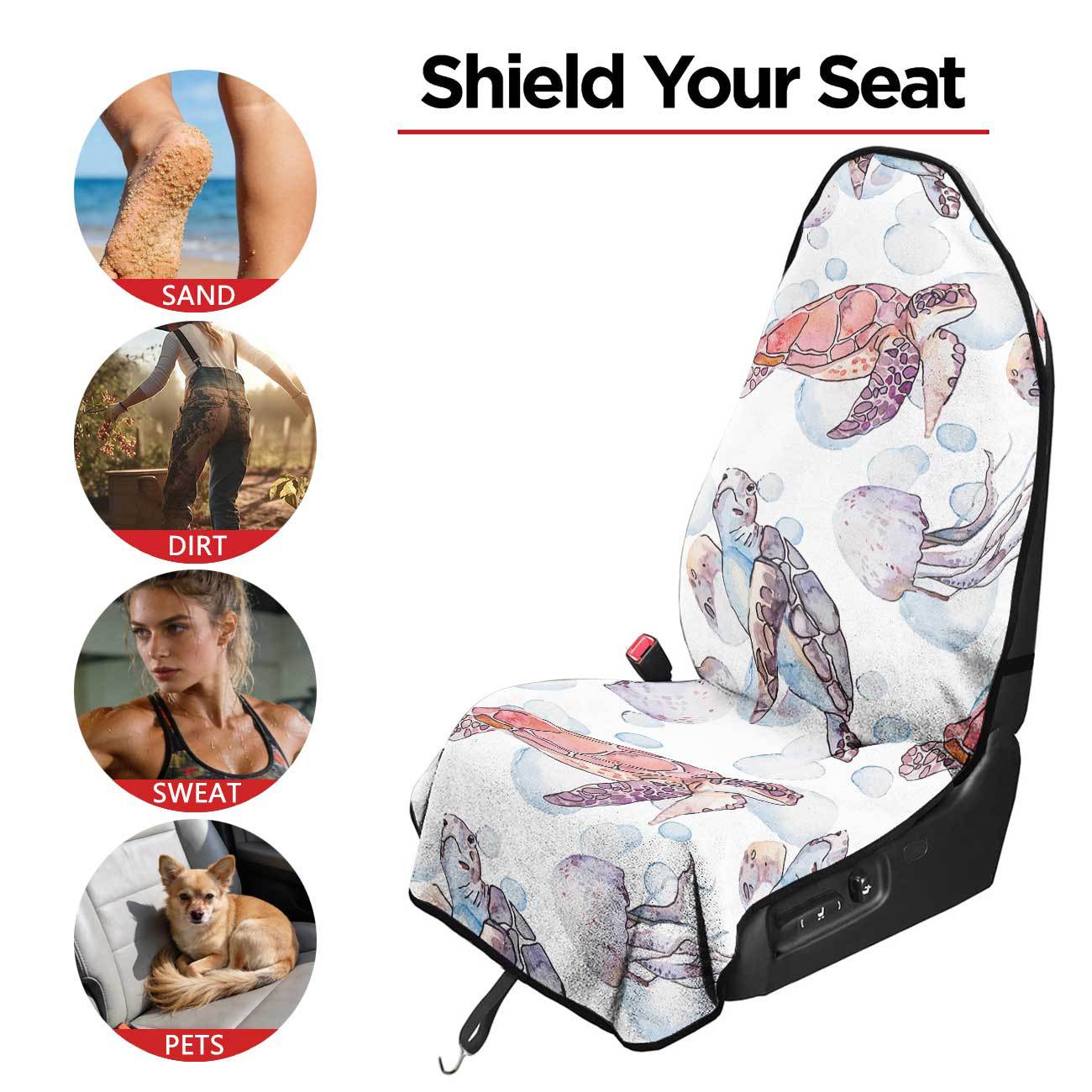 Marine seat towel cover front seat protector suitable for gym and exercise, universal for all seasons and car use