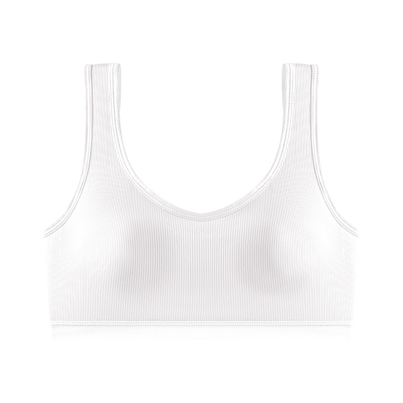 Ropa interior Belleza deportiva espalda sujetador inalámbrico de mujer Chaleco de una pieza pequeño pecho empuje hacia arriba cómodo cuidado no correr Copa belleza espalda