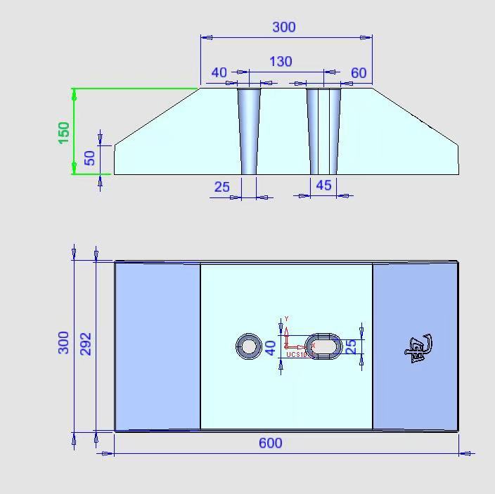 电线杆拉盘模具 预埋地锚模具