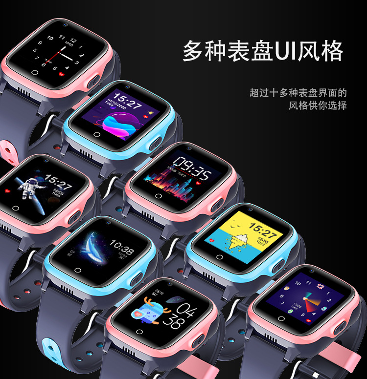 Cross-border D31 children's smartwatch with phone, 4G video call, GPS positioning, photo-taking, waterproof, foreign languages and multiple languages undefined