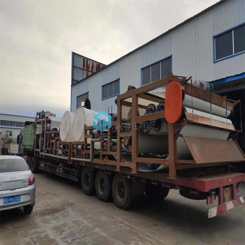 厂家制造污泥压滤机 带式脱水一体机 沙场泥浆脱水机