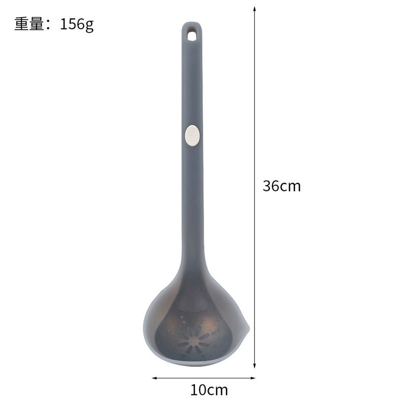 现货全包不锈钢硅胶铲勺耐温家用透色硅胶中式铲厨房不粘锅炒菜铲|undefined