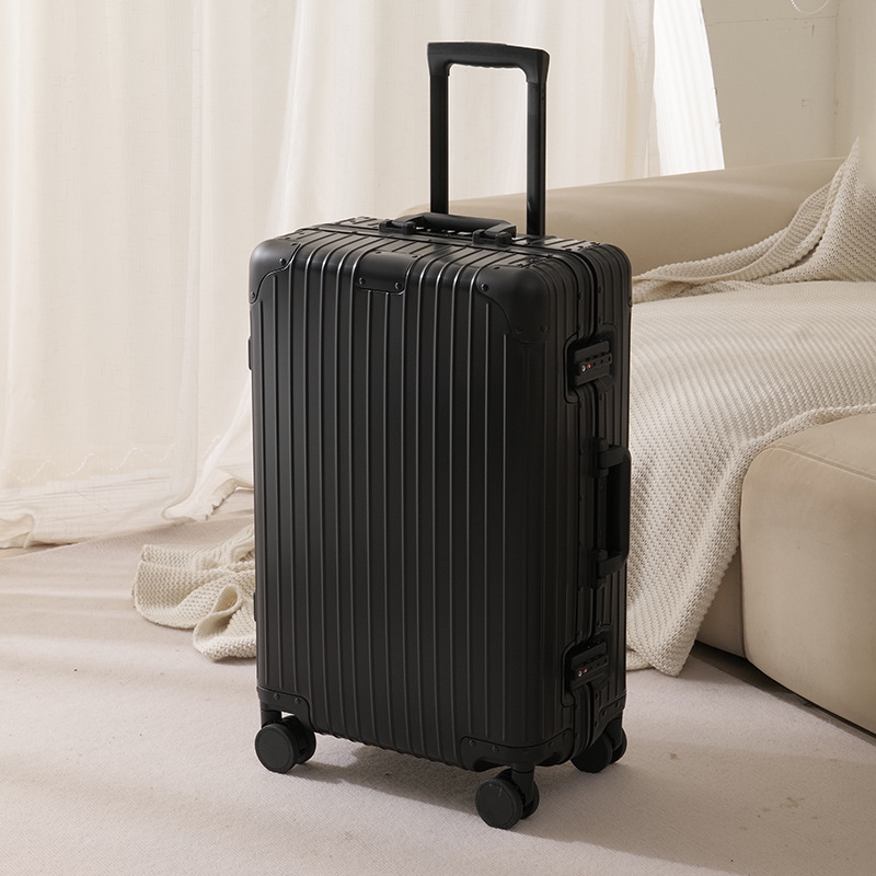 双U内饰铝镁合金拉杆箱静音万向轮行旅箱慢回弹手把托运箱28 24寸