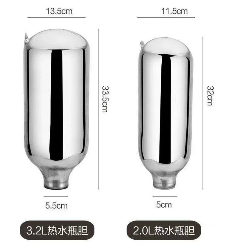 Glass thermos, liner