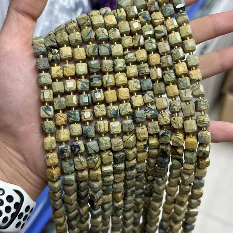 天然石角糖8mmブロック正方形瑪瑙水晶DIYアクセサリーアクセサリー半製品ビーズビーズ|undefined