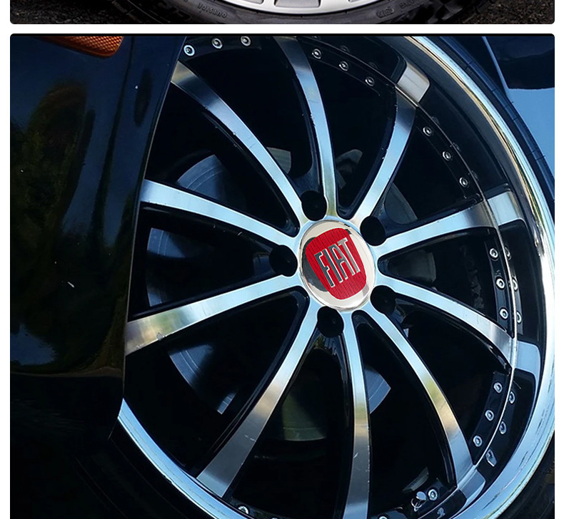 Suitable for FIAT Abarth 500 Marea Multipl Zhiyue Feixiang wheel hub cap center cover