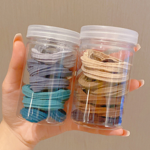 Korean minimalist high elasticity seamless hair tie rubber band for women, braided hair tie, Instagram influencer ponytail, durable basic hairband