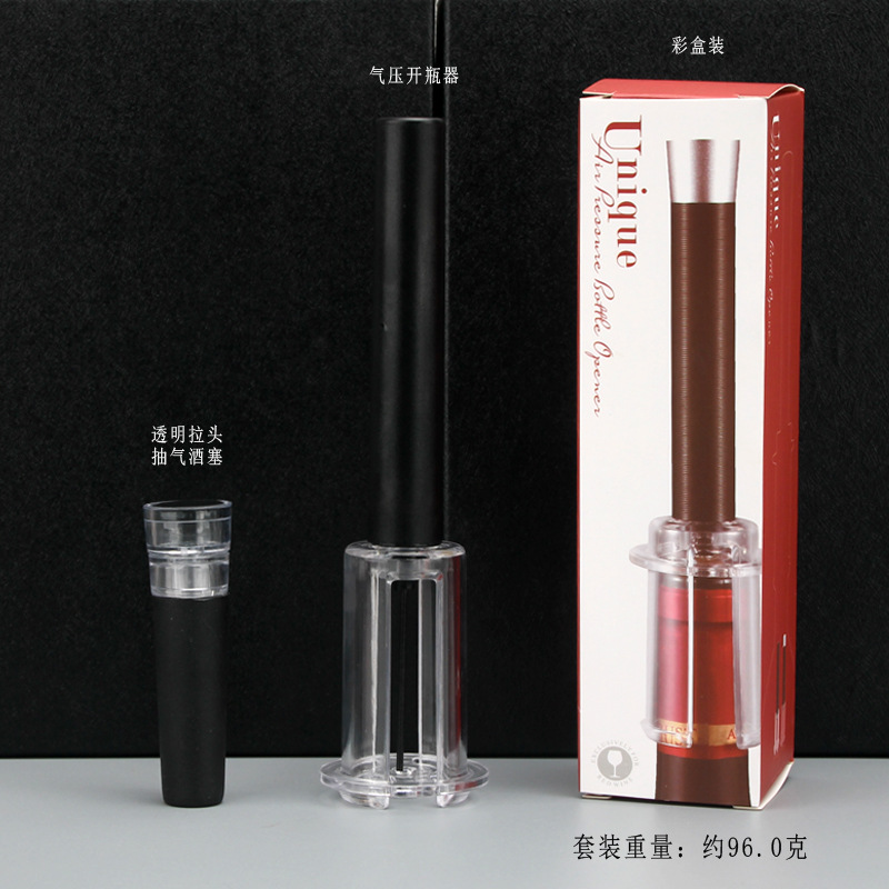 Classic bottle opener, transparent vacuum bottle stopper