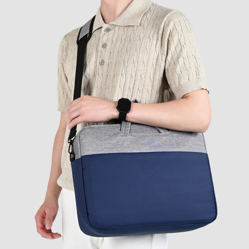 Cross-Border 15.6inch Portable Laptop Bag Men's Business Briefcase Multi-Functional Shoulder Bag Custom-Made