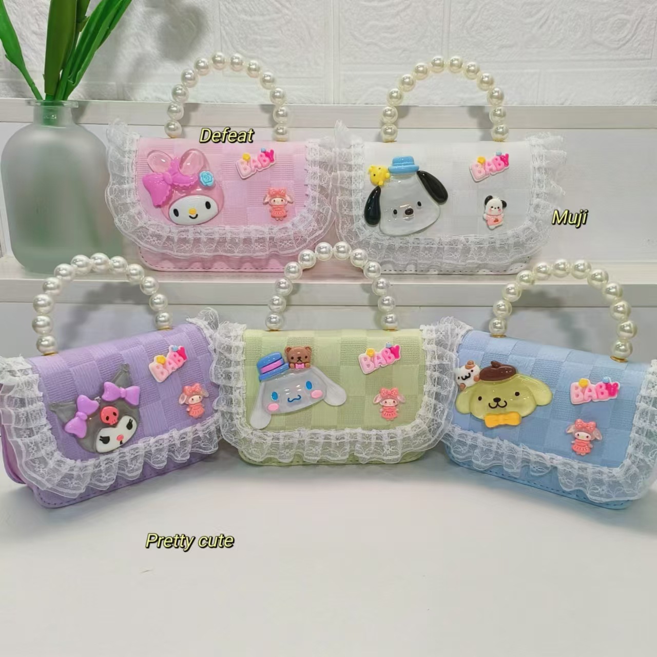 Bolso de perlas bolso de cinturón bolso de princesa bolso de cambio bolso de cadena bolso de princesa Melody Koolomi niños