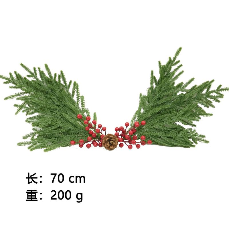 クロスボーダー Amazon シミュレーション松葉ノーフォーク松壁掛けクリスマスホテル装飾人工松葉|undefined