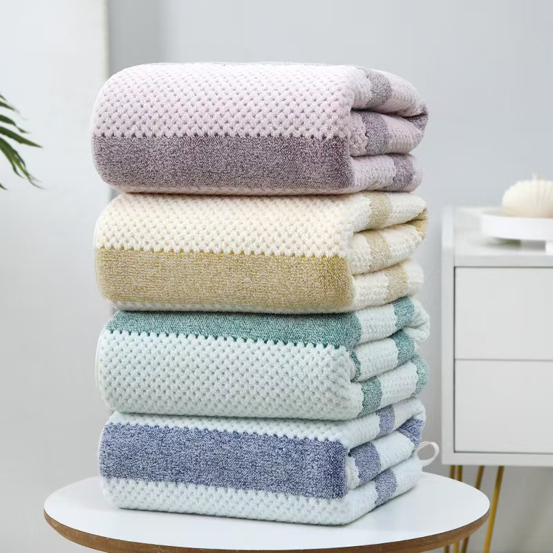 Gran al por mayor coral vello toalla de baño gran ancho estrella toalla de compras de toalla absorbente doméstica conjunto de toallas de baño