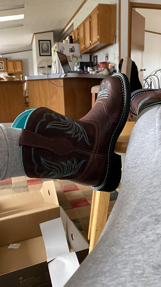 Vyšívané kovbojské boty Podzimní a zimní kožené boty Dámské kozačky do půli lýtek_voghion.com