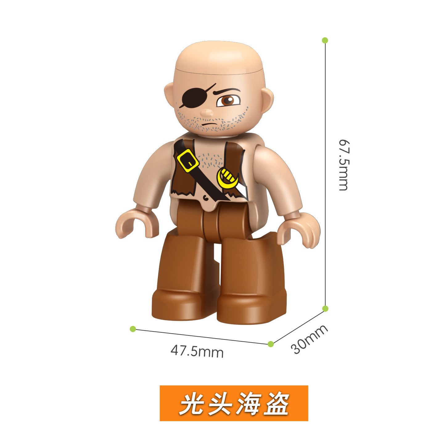 Bald pirate