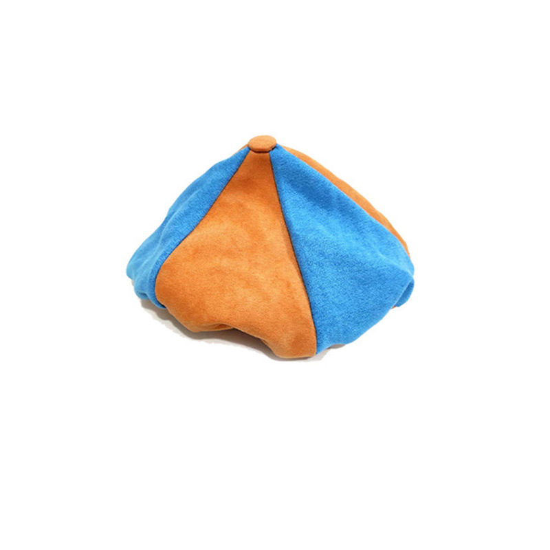 Ingeniero de cumpleaños Tema de dibujos animados traje azul naranja sombrero Correa gafas arco ingeniero niños traje de fiesta