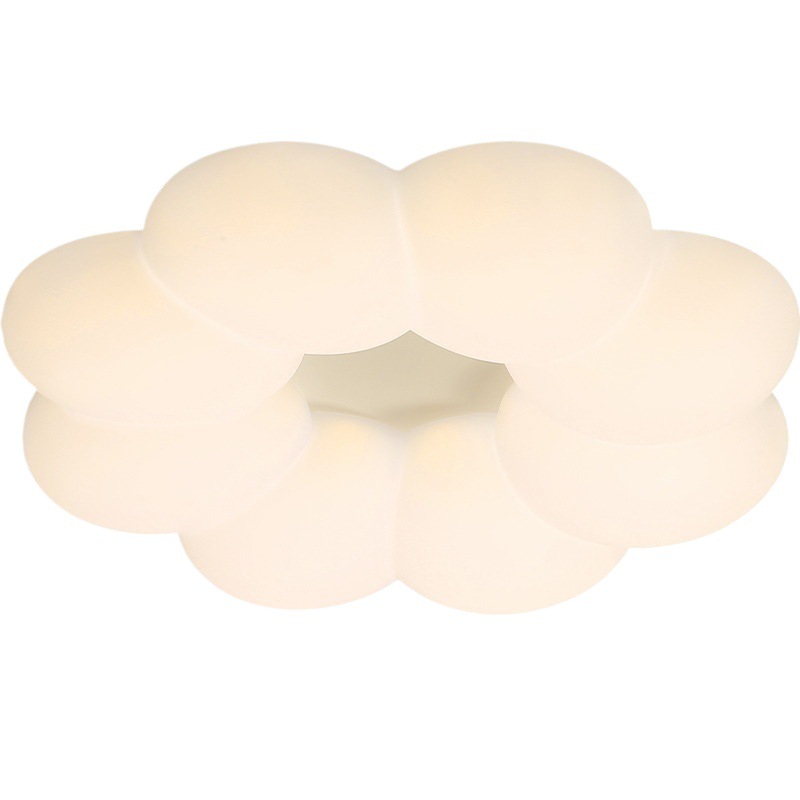 Lámpara de dormitorio, habitación principal, lámpara de sala de estar, restaurante creativo minimalista moderno nórdico, habitación de niños, lámpara de techo de nube de calabaza