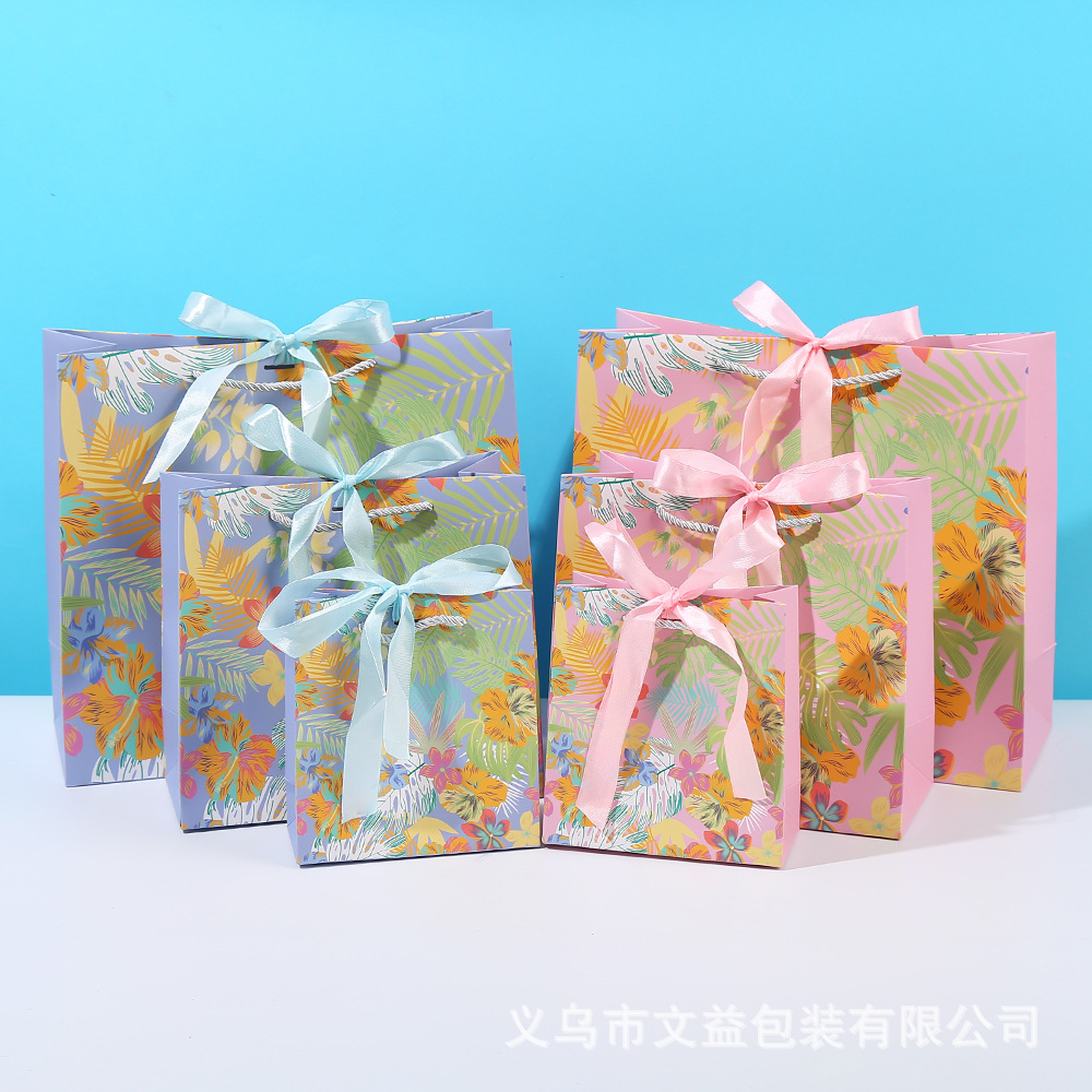 礼物包装袋喜糖袋伴手礼袋圣诞节情人节纸袋礼品袋可印logo手提袋