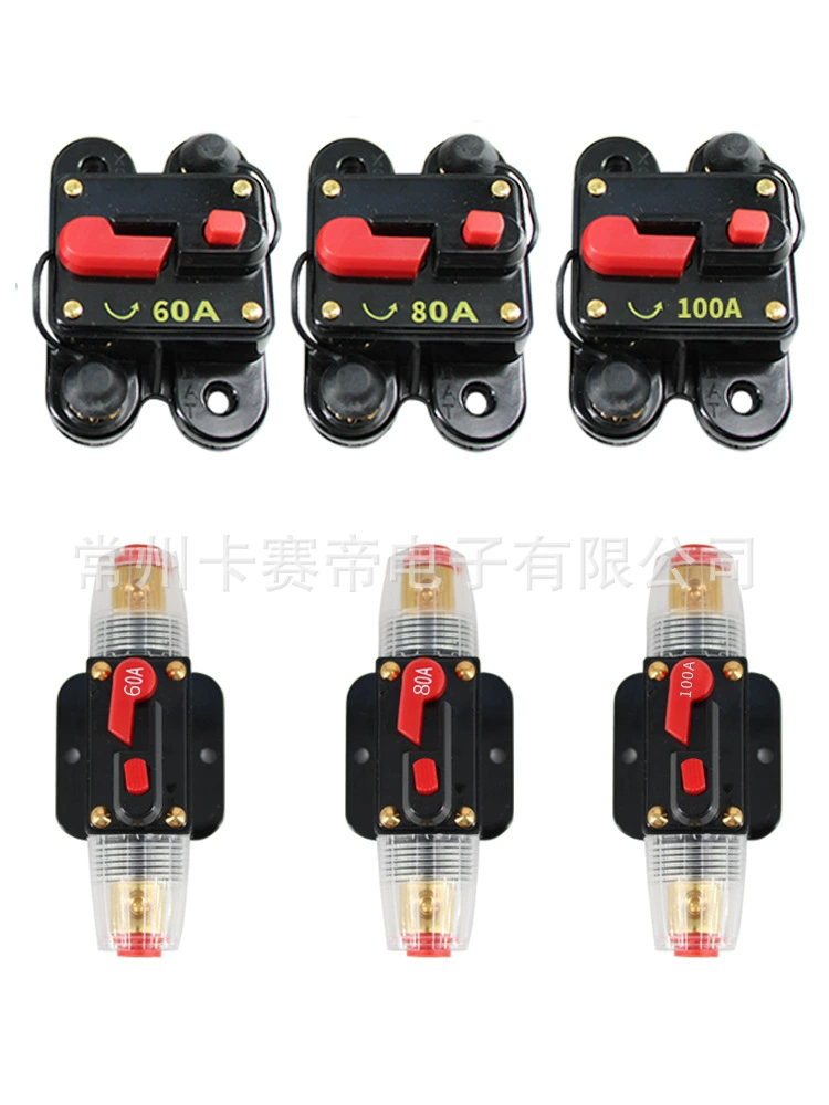 Держатель предохранителя модификации автомобильной аудиосистемы Защита питания автоматический выключатель с автоматическим восстановлением высокого напряжения с воздушным выключателем