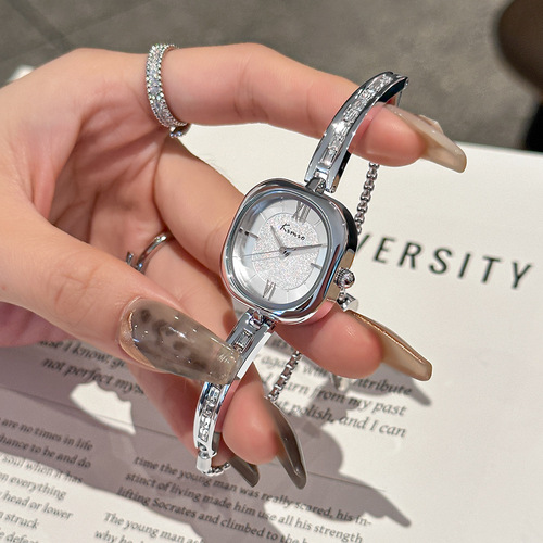 Jinmiou  niche ladies temperament light luxury quartz watch fashion simple three-hand elegant steel strap bracelet watch