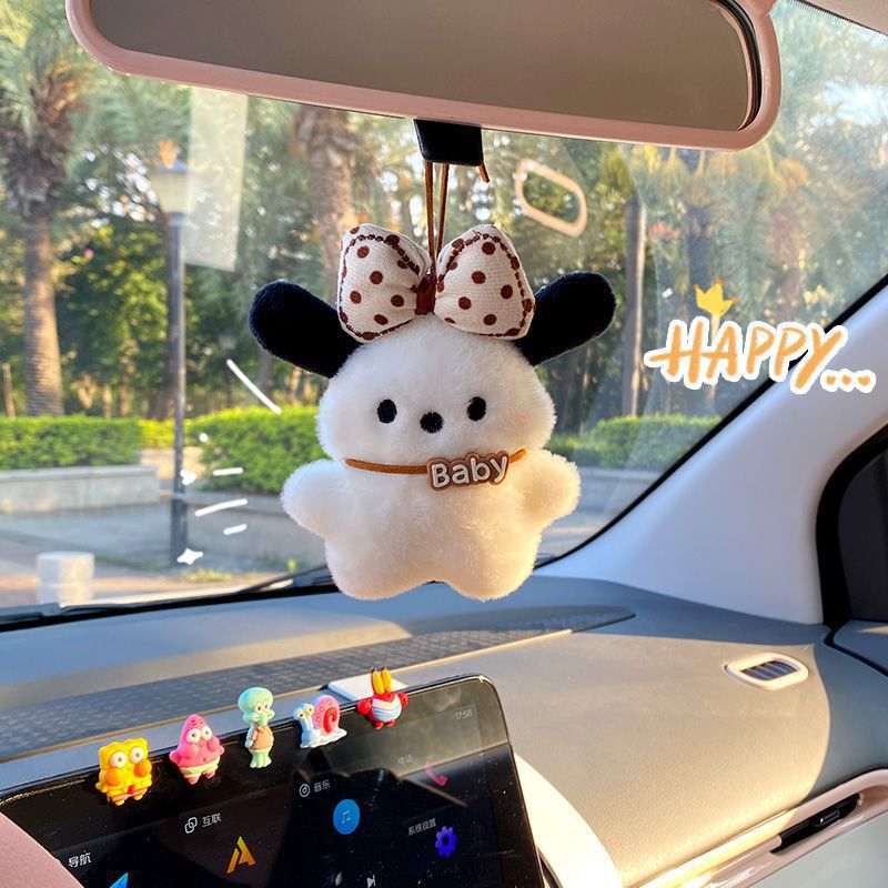 Arco de pelúcia perro Pacha muñecas lindas de dibujos animados automóviles colgantes de automóviles colgantes de automóviles decoración muñecas de automóviles de Oriente Medio