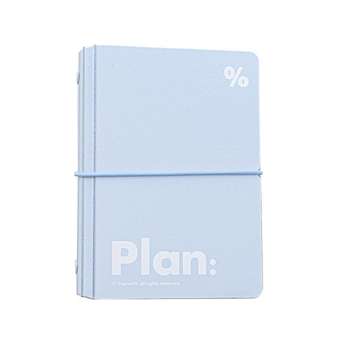 Planwith simple pocket loose-leaf book portable strap detachable storage notebook student portable notepad