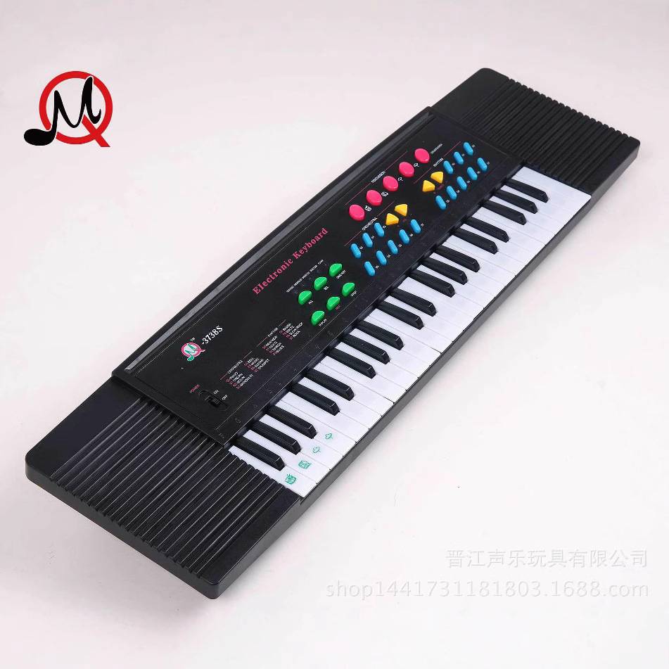 37 órgano electrónico clave con micrófono con música enchufable órgano electrónico niños órgano electrónico instrumento musical al por mayor 3738