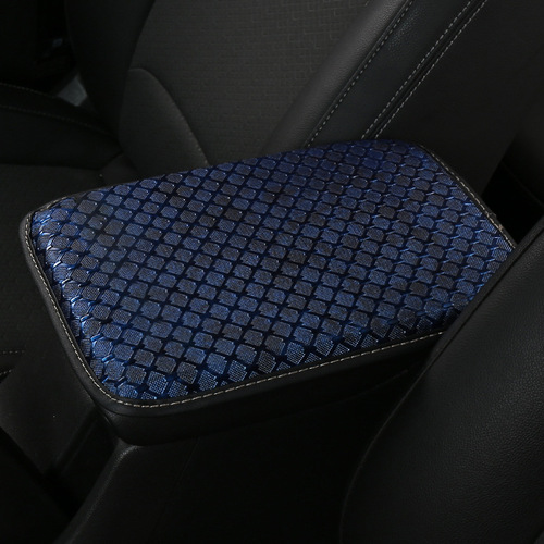 Car Armrest Box Mat Creative Cartoon Modified Interior Supplies Car Universal Non-Slip Leather Armrest Box Cover Wholesale