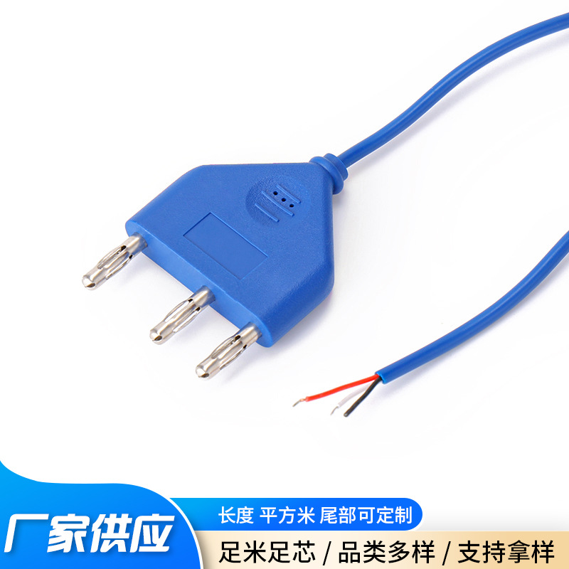 新款高频率电刀笔线 三芯电刀笔线电源线