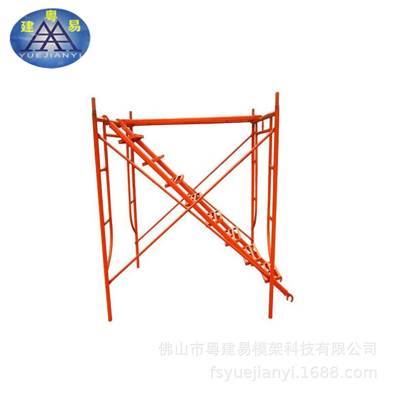 粤建易厂家现货供应 批发价钢铁脚手架厂家批发 门式移动脚手架