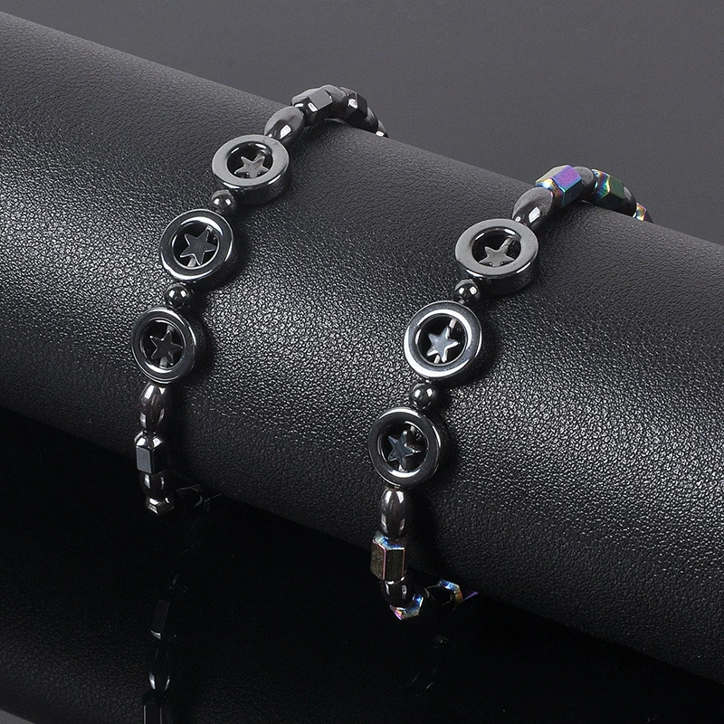 Beach magnetic ankle bracelet, donut, European style, high-quality style