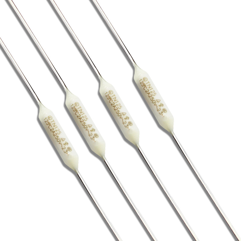 TN125陶瓷管状温度保险丝125度 2A 3A 5A陶瓷温度保险丝250V 300V