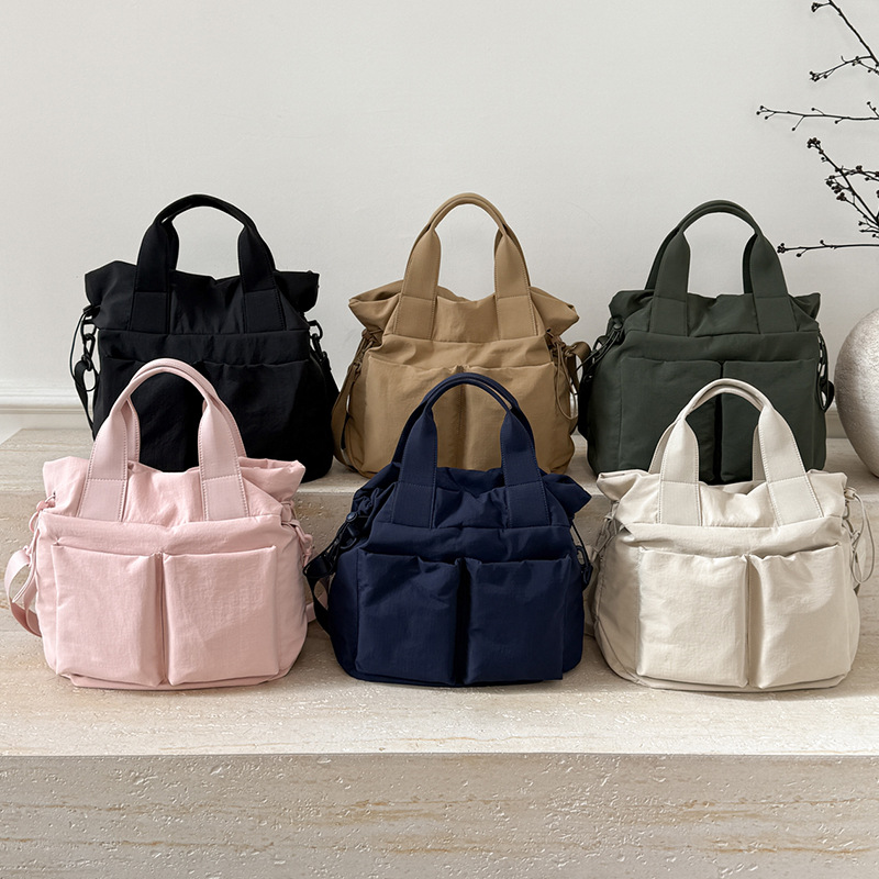 Casual Women's Shoulder Bag Student Tote Bag Nylon Large Capacity Commuter Crossbody Bag - Thumbnail 2