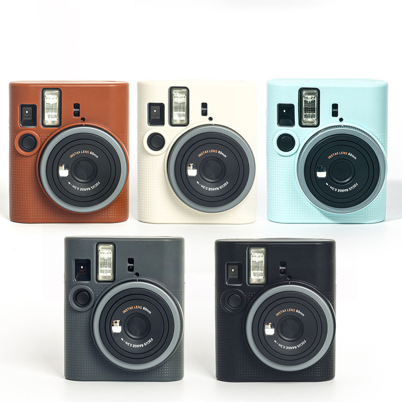 Polaroid Instax Mini41 Solid Color Protective Case Wholesale Wear-Resistant Soft Shell Fitted Case Camera Silicone