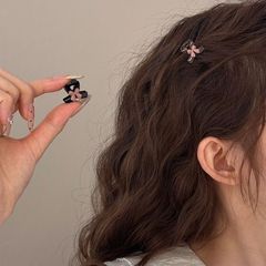韓国ヘアアクセサリーインターネット有名人サメクリップアクリル前髪クリップクリップ頭飾りプリンセスヘッドリボンクリップ