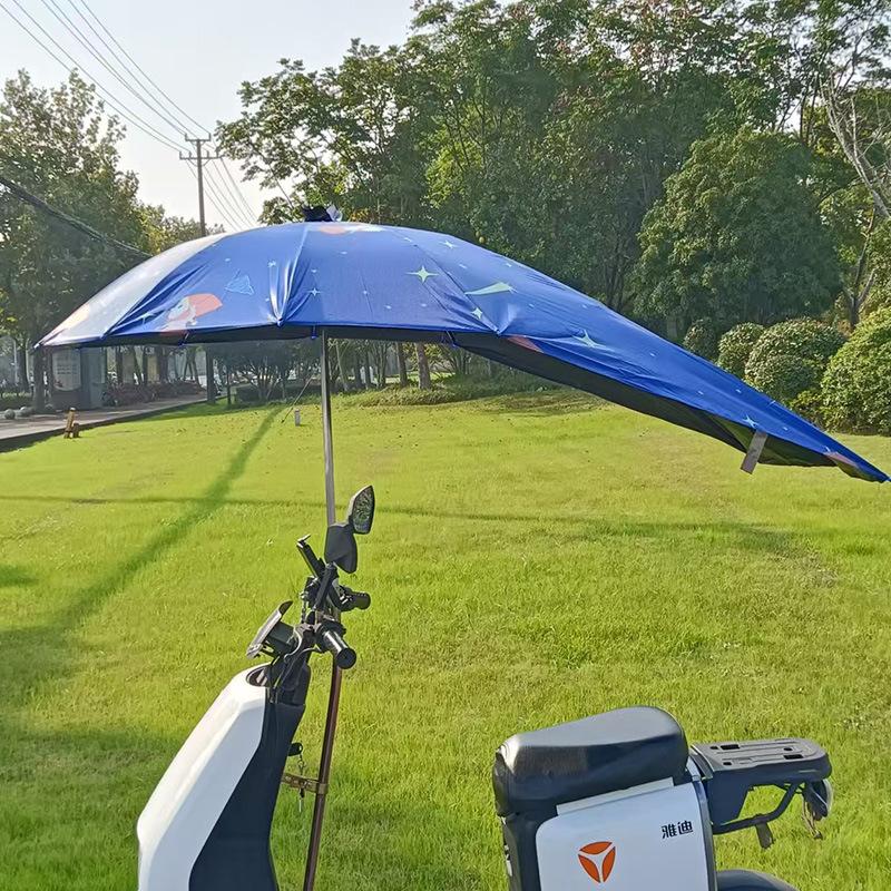 Electric Vehicle Battery Bike Umbrella, Sunshade Umbrella, Sun Protection Canopy, Umbrella Stand, Delivery Bike Umbrella, Scooter Sun Umbrella, Wholesale