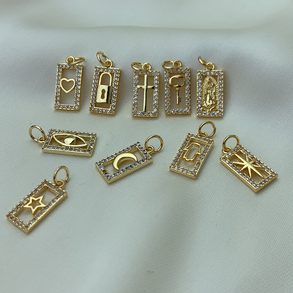 5g Weight DIY Jewelry Accessories Classification 1 Piece Quantity Copper Material 1 Piece Copper Heart Shape