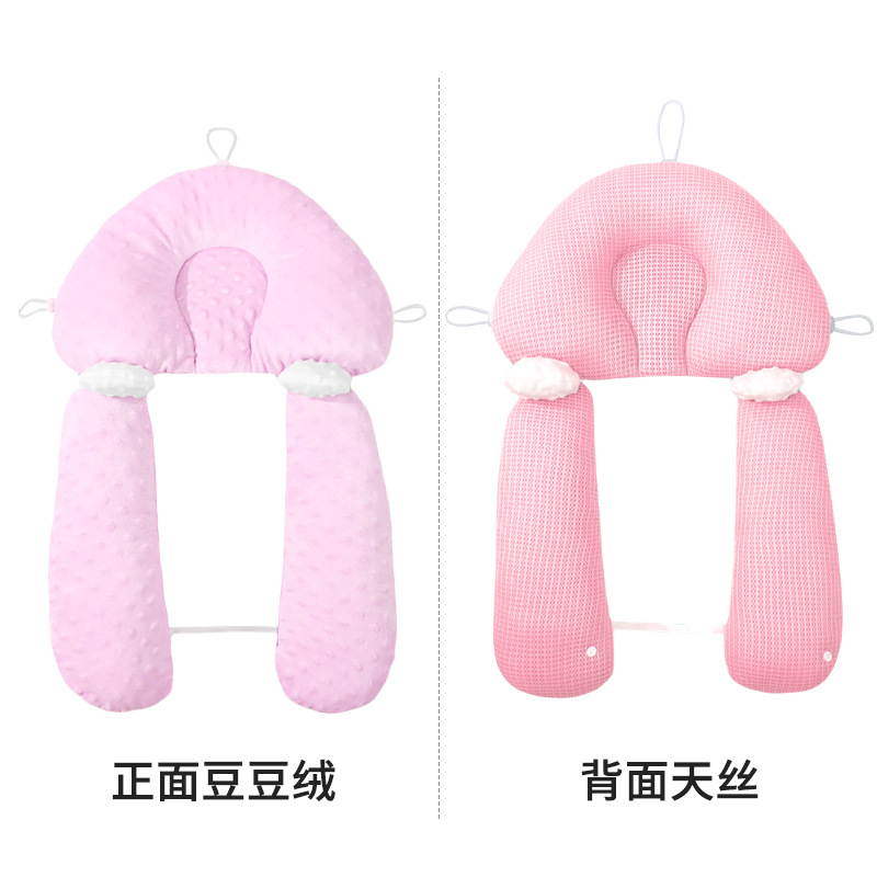 Piernas de almohada Anfu (terciopelo de guisantes rosa, Tiempos rosados)