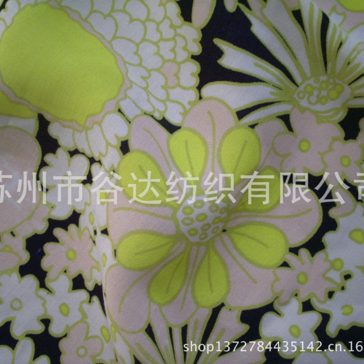 厂家供应：涤纱缎/缎面雪纺/涤纱缎印花50D*48S