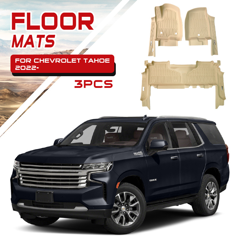 Txinrui adecuado para Chevrolet Tahoe Tahoe Tapete para automóvil Tapete tapete tapete para caja trasera tapete especial impermeable 5Dtpe