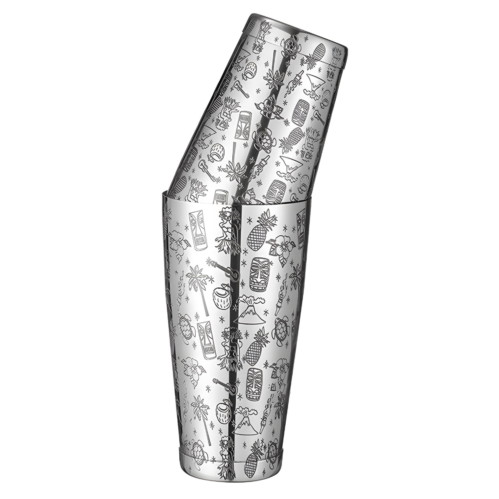 304 Acero inoxidable Shaker Boston Shaker traje Shaker Fancy Hall hebilla taza