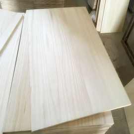 实木大板桐木拼板泡桐木板家具隔板墙壁板餐厅办公桌拼接实木板材