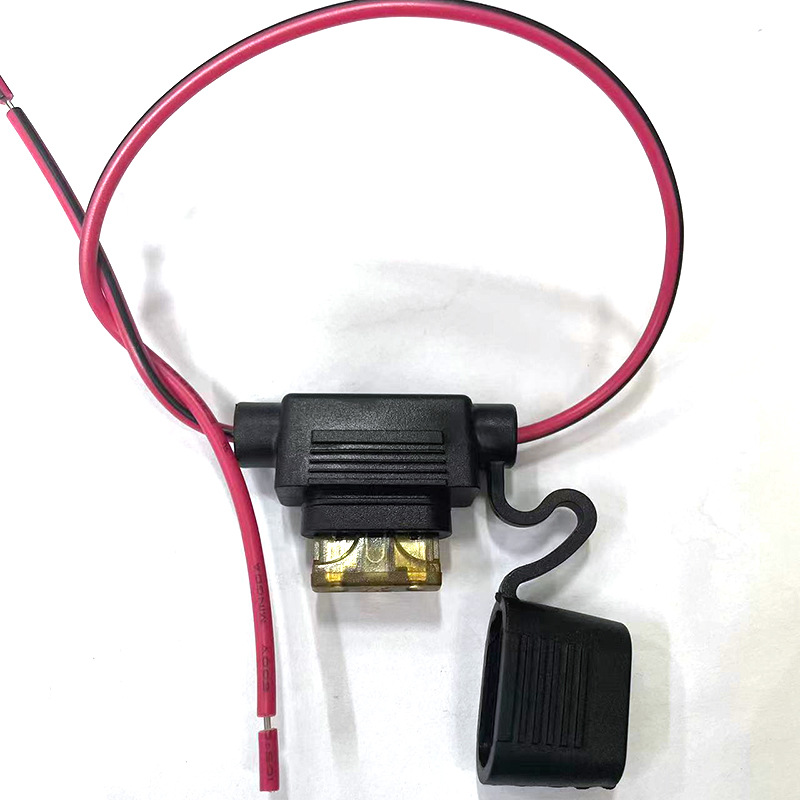 XHX001中号防水座20号线红黑拼线23.6CM+6.6CM 保险盒 厂家直供