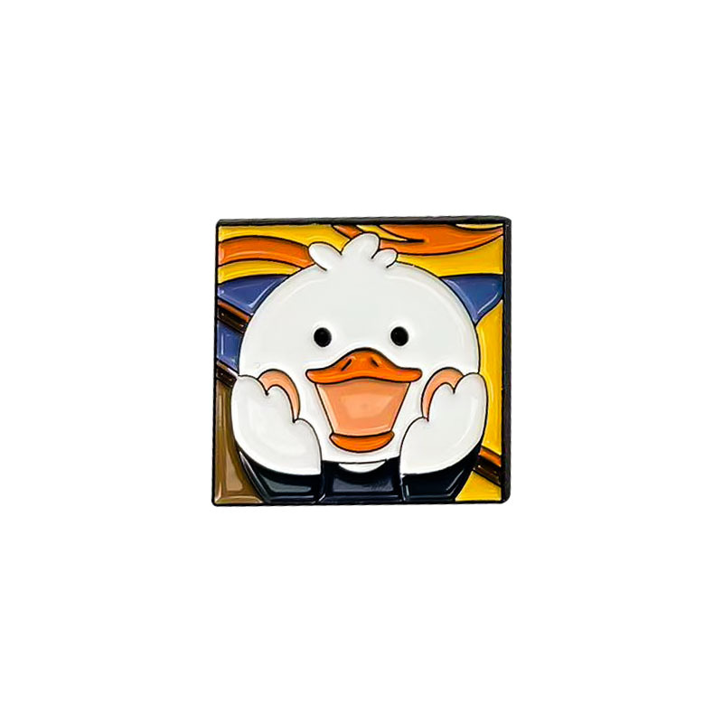 Broche de pato amarillo lindo transfronterizo