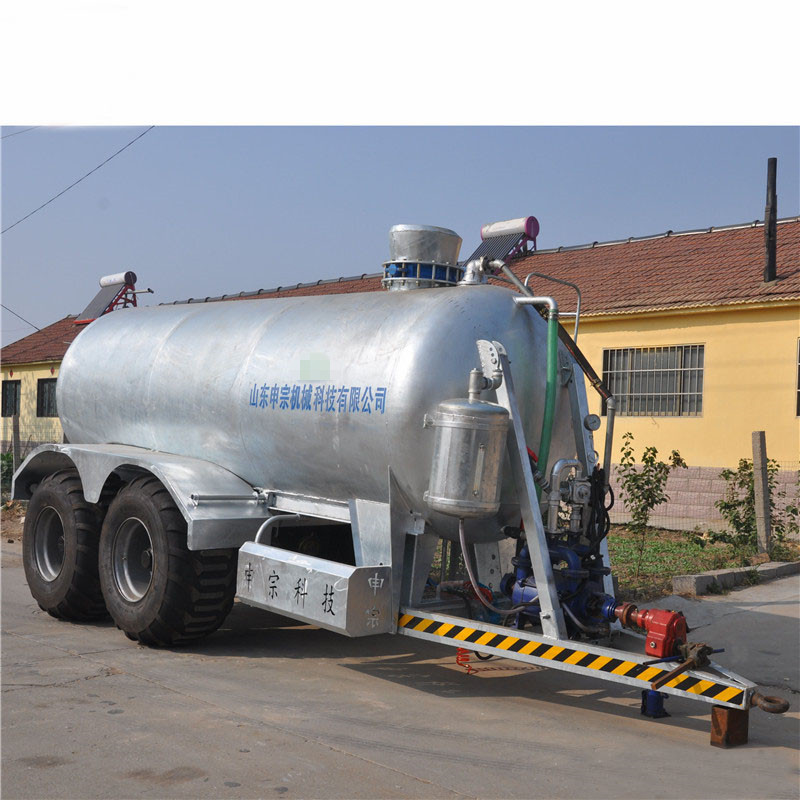 10吨吸污罐车 污水罐车 水罐拖车 可喷可吸 沼渣沼液罐车