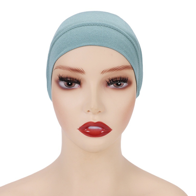 Modal Solid Color Tube Hat, High Elasticity Mercerized Cotton Women's Neck Warmer Cap